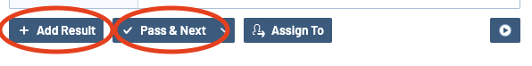 Add result and pass and next in TestRail