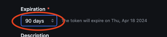 Adjust the expiration of the token