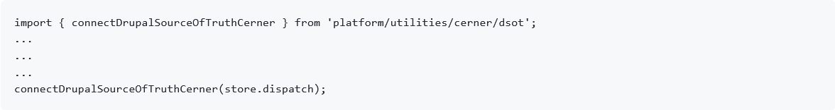 Connecting Redux to the Drupal-generated static data source