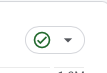  Green check to indicate no sampling is occurring