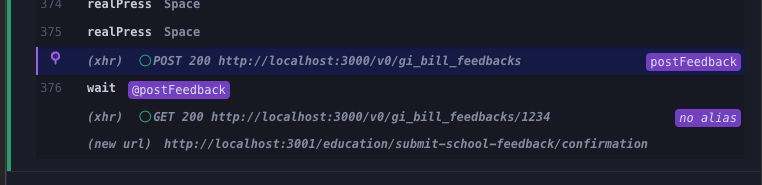 Cypress hangs because it is not expecting the new url redirect