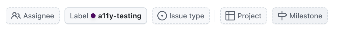 Select milestone from the options within the issue template